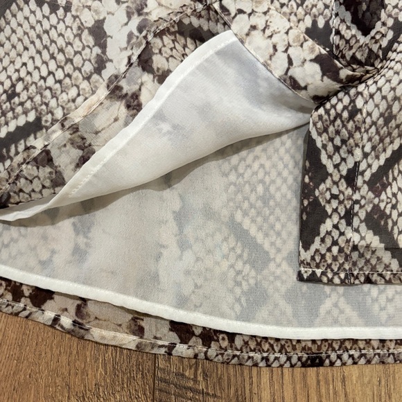 J.Crew Collection Women's Silk Snake Print Blouse - Picture 5 of 7